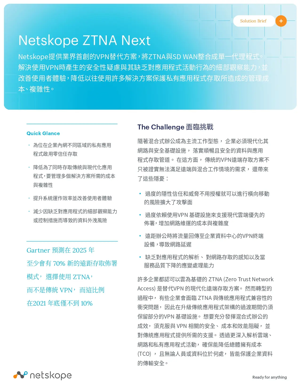 ZTNA Next 零信任存取